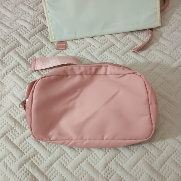 Homiglam Diaper Backpack+Waist Bag+Changing Pad NWOT Pink - Picture 13 of 16